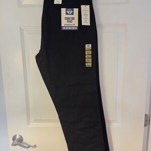 NWT Dockers Black Straight Chino Pants Mens 38x32 Weight Loss Closet Deals